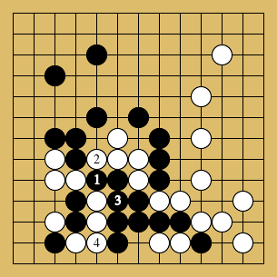 棋譜解説図(数字、記号入り) 棋譜解説図(数字、記号入り)