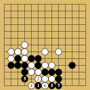 棋譜解説図（数字、記号入り）