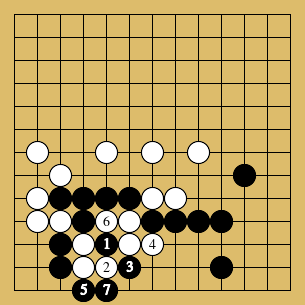 棋譜解説図（数字、記号入り）