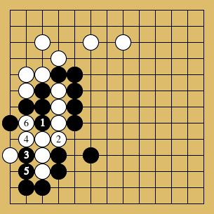 棋譜解説図（数字、記号入り）