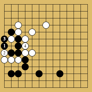棋譜解説図（数字、記号入り）