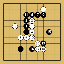 棋譜解説図（数字、記号入り）